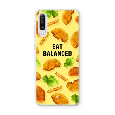 Eat Balanced: Samsung Galaxy A70 Transparant Hoesje