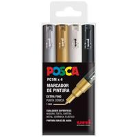 Markeerset POSCA PC-1M BWSG Multicolour