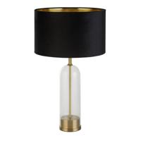 Searchlight TafellampOxford met zwarte kap - EU81712BK