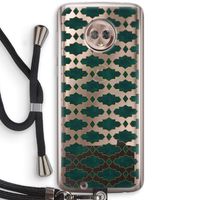 Moroccan tiles: Motorola Moto G6 Transparant Hoesje met koord
