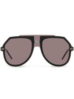 Dolce & Gabbana Eyewear lunettes de soleil Lusso Sartoriale - Noir