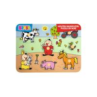 Bumba houten vormenpuzzel boerderij