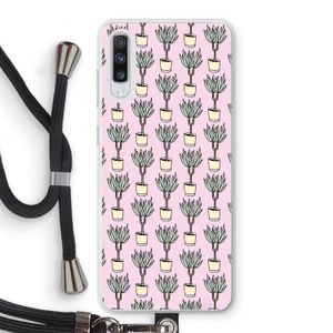 Boompje: Samsung Galaxy A70 Transparant Hoesje met koord