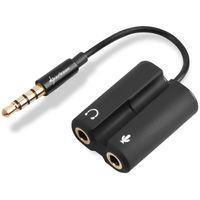 Sharkoon PMP35 audio kabel 0,12 m 3.5mm Zwart - thumbnail