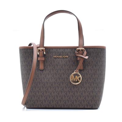 Dames handtas Michael Kors 35T9GTVT0B-BROWN Bruin 22 x 18 x 10 cm