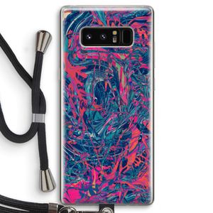 Sleeping Dreams: Samsung Galaxy Note 8 Transparant Hoesje met koord