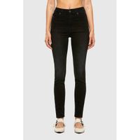 Diesel high waist skinny jeans D-Roisin-High 02 donker grijs - thumbnail
