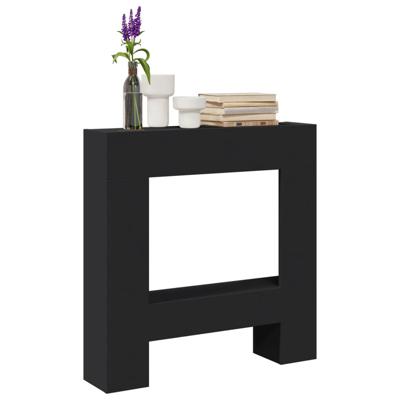 Haardombouw 81x18x82 cm bewerkt hout zwart