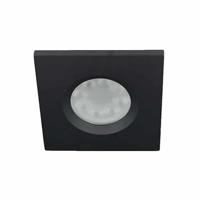 Slimme LED spot zwart RGBW GU10 4Watt vierkant IP65 MiBoxer-MiLight