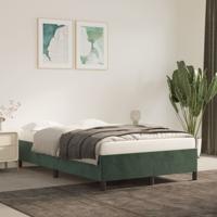 Bedframe fluweel donkergroen 120x200 cm