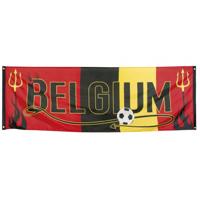 Boland Banner Belgie - 220 cm - EK/WK voetbal - supporters - vlag