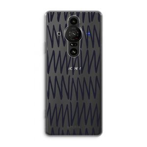 Marrakech Zigzag: Sony Xperia Pro-I Transparant Hoesje