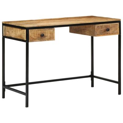 Bureau met lade Bruin 105 x 50 x 75 cm Massief mangohout
