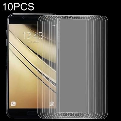 10 stuks 9H 2.5D getemperd glas Film voor Galaxy C7 (2017)