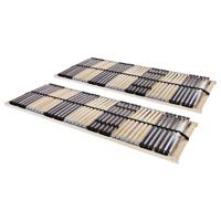Lattenbodems 2 st met 42 latten 7 zones 70x200 cm