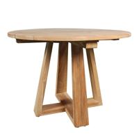 Natuna Tuintafel Teak dia. 110x75 cm - Buitengewoon de boet