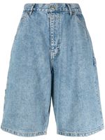 MOSCHINO JEANS short en jean à coupe ample - Bleu