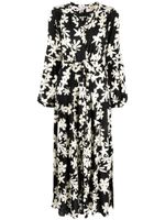 lemlem robe longue à fleurs - Noir