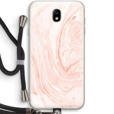 Peach bath: Samsung Galaxy J7 (2017) Transparant Hoesje met koord