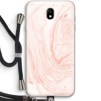 Peach bath: Samsung Galaxy J7 (2017) Transparant Hoesje met koord