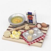1:12 Mini huis Toy simulatie hakken Board dessert maken Broodtafel