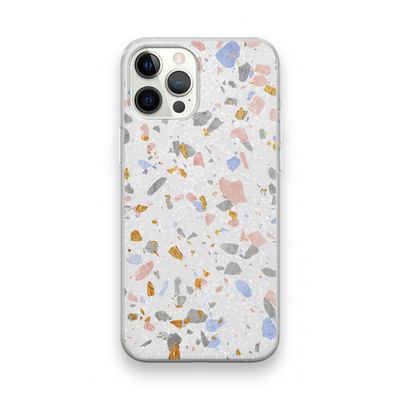 Terrazzo N°8: iPhone 12 Pro Transparant Hoesje