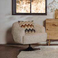 Tower Living Draaifauteuil 'Barga' kleur Off White