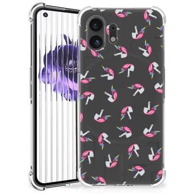Doorzichtige Silicone Hoesje voor Nothing Phone (2) Unicorns Doorzichtige Silicone Hoesje voor Nothing Phone (2) Unicorns