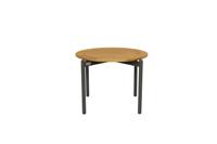 Qopps Chiva koffie tafel 60 cm rond teak blad
