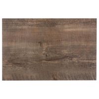 Rechthoekige placemat hout print eiken PVC 45 x 30 cm - thumbnail