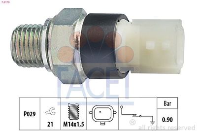 Oliedruksensor 70179