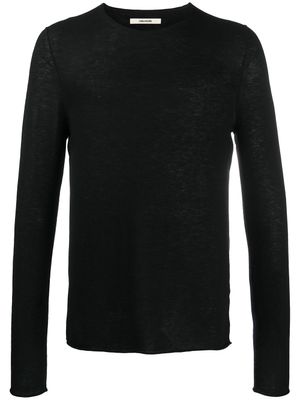 Zadig&Voltaire pull Teiss en maille fine - Noir