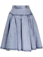 3.1 Phillip Lim jupe évasée à taille haute - Bleu