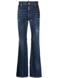 DSQUARED2 jean évasé à taille mi-haute - Bleu