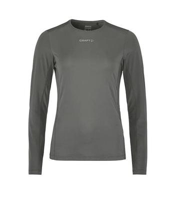 Craft ADV Essence 2 hardloopshirt lange mouw grijs dames
