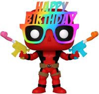 Deadpool Funko Pop Vinyl: Birthday Glasses Deadpool