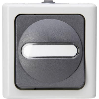 Kopp 560856002 BlueElectric Compleet Knop spatwaterdicht Grijs 1 stuks 1 stuk(s)