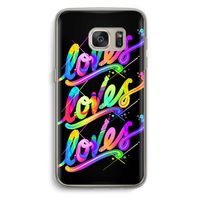 Loves: Samsung Galaxy S7 Transparant Hoesje Loves: Samsung Galaxy S7 Transparant Hoesje