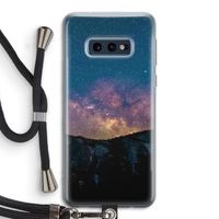 Travel to space: Samsung Galaxy S10e Transparant Hoesje met koord