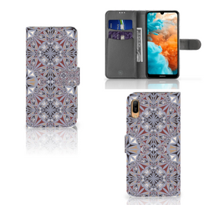 Huawei Y6 (2019) Bookcase Flower Tiles