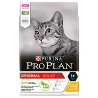 Purina Pro Plan Original OPTIrenal droogvoer voor kat 3 kg Volwassen Kip - thumbnail