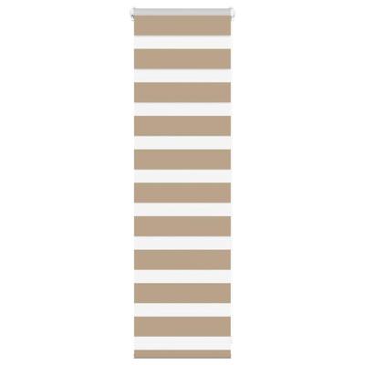 Zebra Blind 50x100 cm stofbreedte 45,9 cm polyester zandbruin