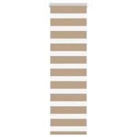 Zebra Blind 50x100 cm stofbreedte 45,9 cm polyester zandbruin - thumbnail