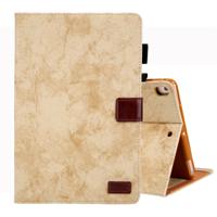 Voor iPad mini (2019) Business stijl horizontale Flip lederen draagtas met houder & kaartsleuf & fotolijstjes & slaap/Wake-up functie (geel)