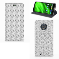 Motorola Moto G6 Hoesje met Magneet Stripes Dots - thumbnail