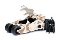 Batman The Dark Knight Diecast Model 1/24 2008 Batmobile Camo with figure - thumbnail