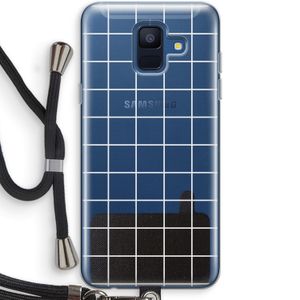 Rooster 2: Samsung Galaxy A6 (2018) Transparant Hoesje met koord