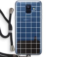 Rooster 2: Samsung Galaxy A6 (2018) Transparant Hoesje met koord