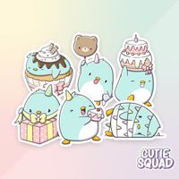 CutieSquad Stickerset - Ray's Birthday
