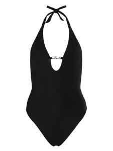 Karl Lagerfeld maillot de bain Signature à paillettes - Noir